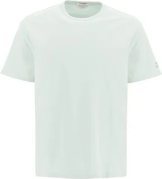 Alexander McQueen Logo Embroidered Crewneck T-Shirt