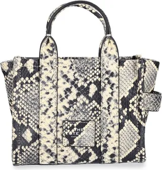 Marc Jacobs Snake-Embossed Micro Tote Bag