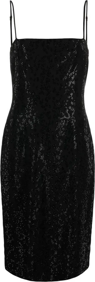 Strappy Square-Neck Dress