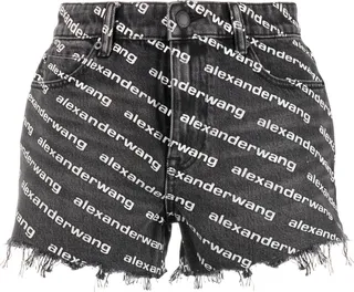 Bite Logo-Print Denim Shorts