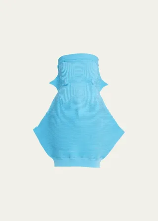 Linkage Strapless 3-D Tunic Top