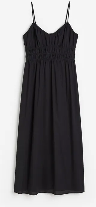 Smocked-waist Dress
