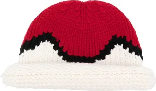 Intarsia-Knit Pattern Hat