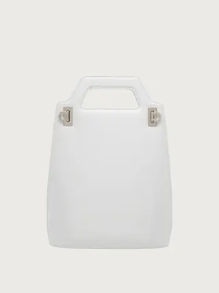 Ferragamo Women Wanda North-South top handle White