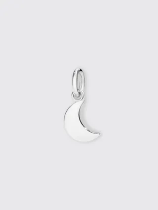 Dodo moon pendant in 18 kt white gold