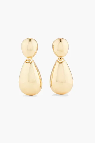 Gold-tone earrings