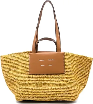 large Morris raffia tote