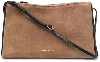 Debossed-Logo Shoulder Bag