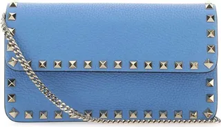 Valentino Garavani Rockstud Logo Detailed Crossbody Bag