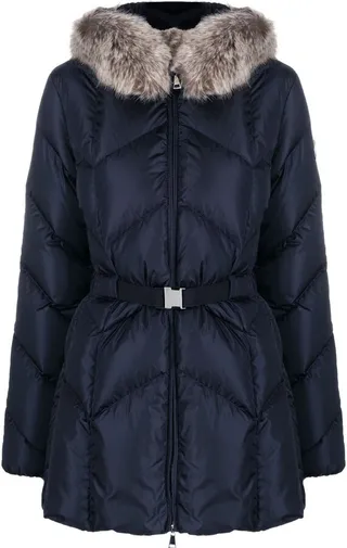 Genin belted puffer jacket
