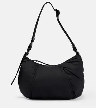 Spread nylon shoulder bag