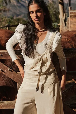 What A Ruffle Top by Free People