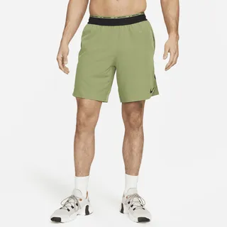 Nike Men's Dri-FIT Flex Rep Pro Collection 8" Unlined Training Shorts in Green