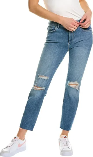 Dl1961 Mara Light Distressed Ankle Straight Jean