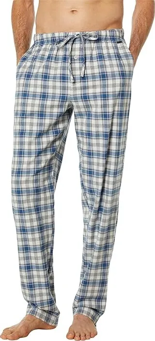Hanro Cozy Comfort Flannel Pants (Cozy Check) Men's Pajama