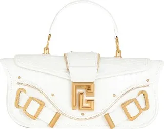 Blaze clutch bag in crocodile-embossed leather