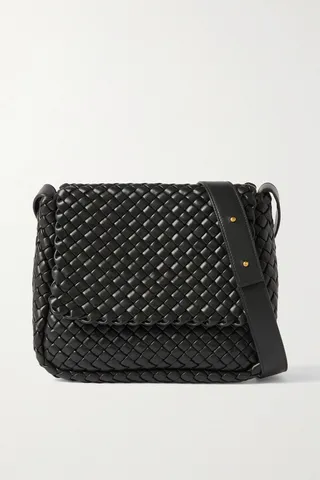 Bottega Veneta - Padded Intrecciato Leather Shoulder Bag - Green