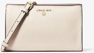 Valerie Medium Pebbled Leather Crossbody Bag