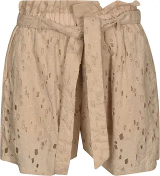 High Waist Belted Shorts