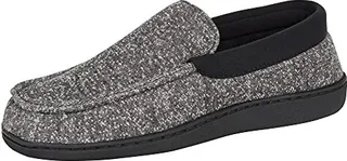 Hanes Mens Slippers House Shoes Moccasin Comfort Memory Foam Indoor Outdoor Fresh IQ