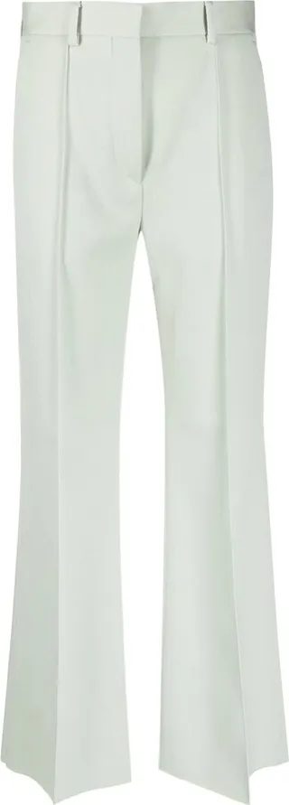 Cropped Flared Trousers