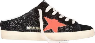 Golden Goose Deluxe Brand Super Star Sabot Glitter Slip-On Sneakers