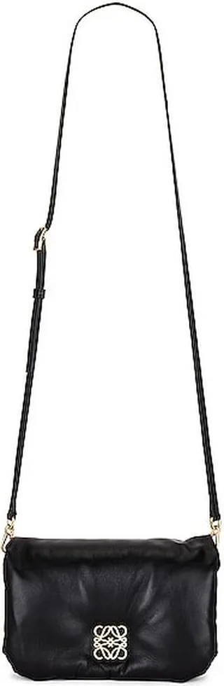Loewe Goya Puffer Mini Bag in Black