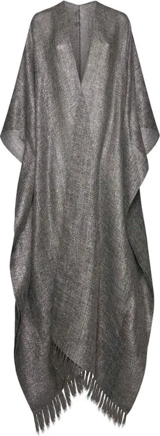 Brunello Cucinelli Fringed Knitted Edge Cape