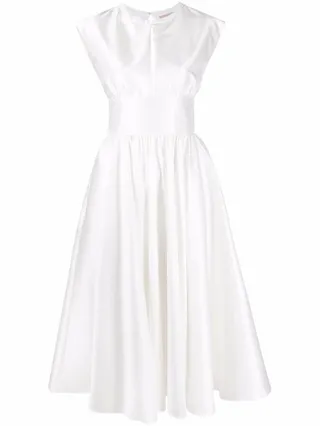 Open-Back Midi Dress