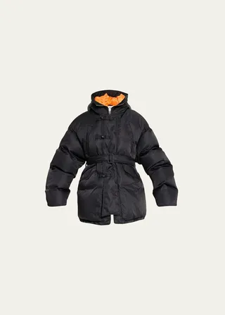 Oversized Hooded Puffer Jacket