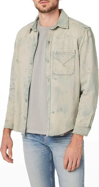 Men's Lightweight Denim Sport Shirt