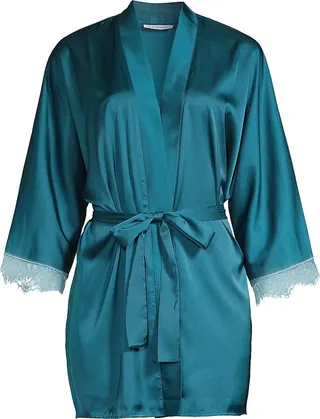 Satin Secrets Belted Robe