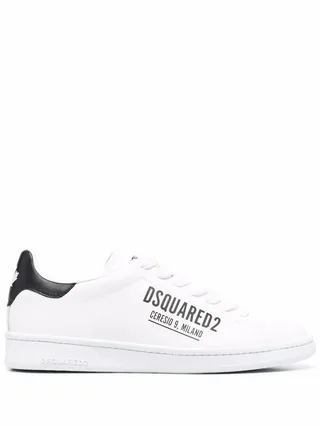 Logo-Print Low-Top Sneakers