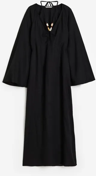 Linen-blend Dress