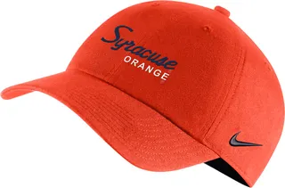 Syracuse Campus 365 Nike Unisex College Adjustable Hat in Orange