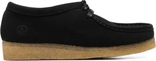 Suede-Effect Lace-Up Brogues