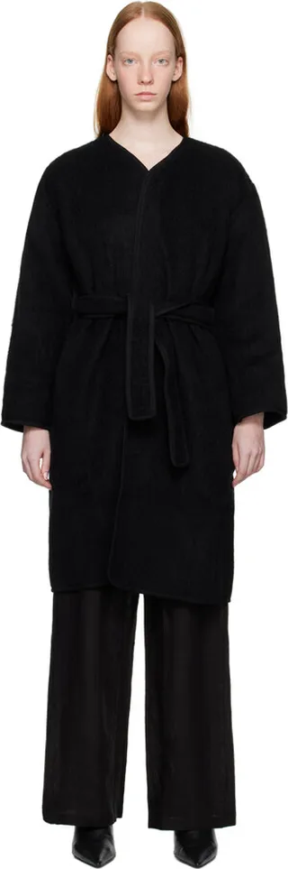 Baserange Black Capas Coat