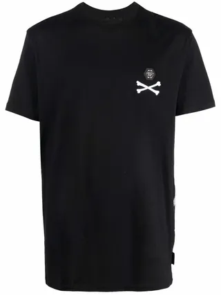 skeleton print T-shirt