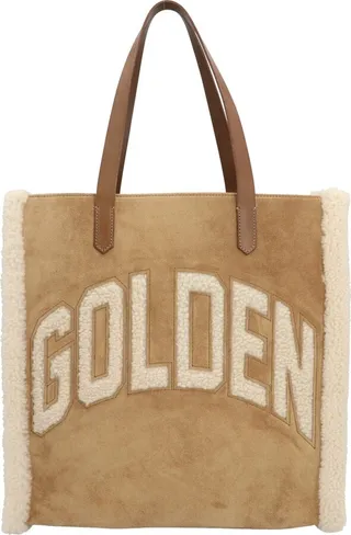 Golden Goose Deluxe Brand Logo Detailed Strapped Tote Bag