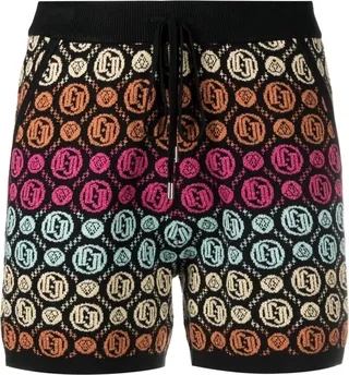 Monogram Pattern Knit Shorts