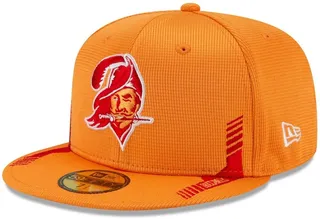 Men's Orange Tampa Bay Buccaneers 2021 Nfl Sideline Home Historic Logo 59FIFTY Fitted Hat