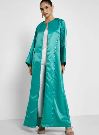 Embellished Detail Abaya
