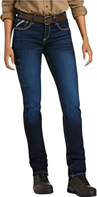 ARIAT Women's WMS REBAR PR STR Riveter Slim JN Frances