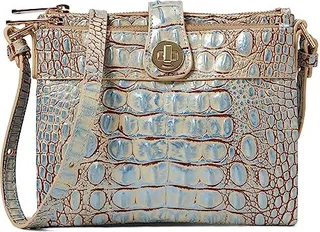 Brahmin Melbourne Mina Crossbody (Blue Haze) Cross Body Handbags