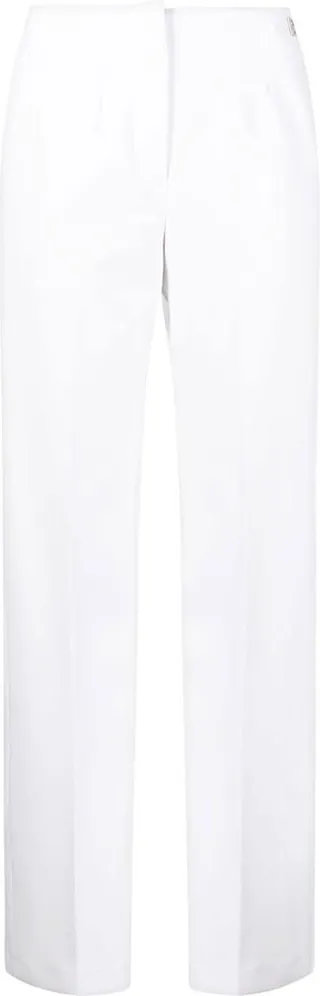 Logo-Lettering Straight-Leg Trousers