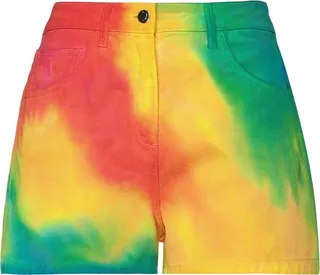 Denim Shorts Orange