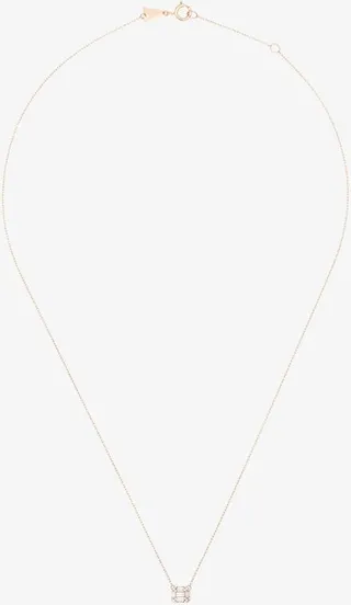 14K Yellow Gold Diamond Necklace