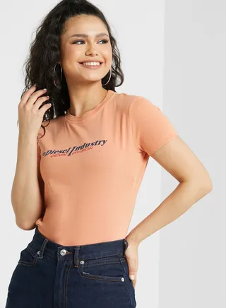 Round Neck Logo T-Shirt