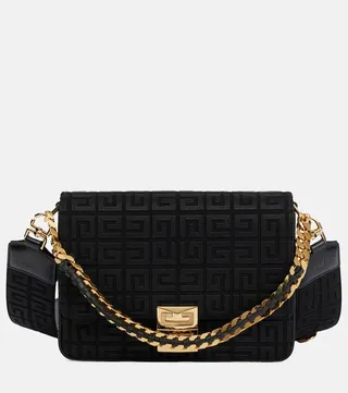 4G Medium canvas shoulder bag