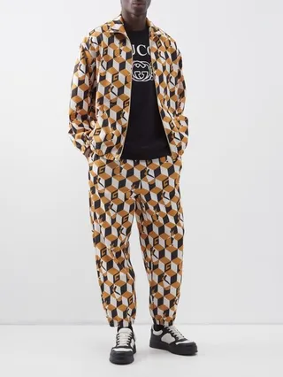 Rabbit G-cube Printed Jersey Track Jacket